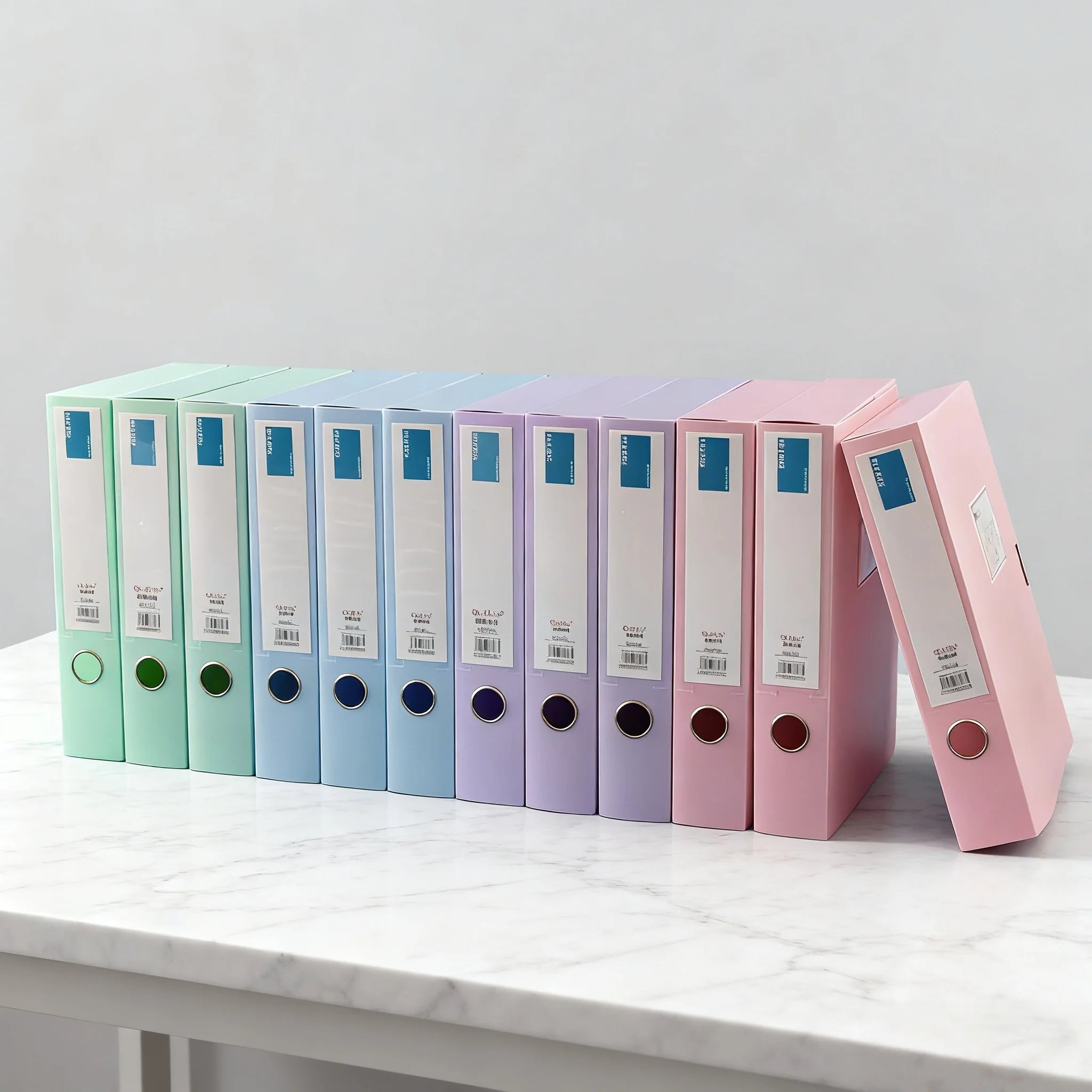 [Pack of 12] Thickened A4 File Boxes/Document Boxes Data Folders Office Supplies Storage Boxes