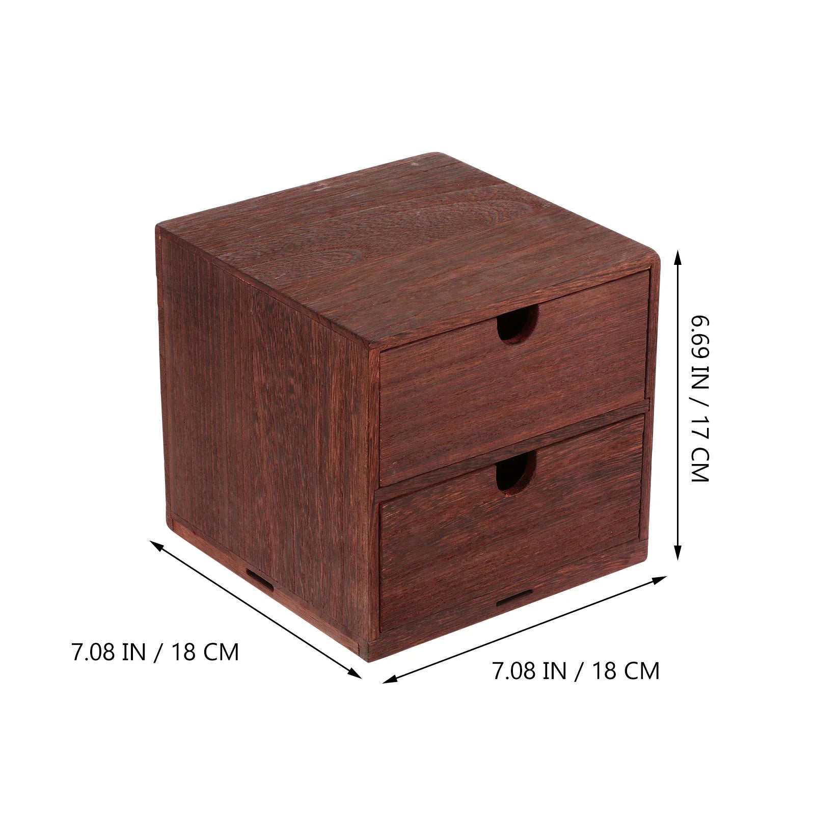 1pc Multi Functional Drawer Wooden Box Storage Boxes Bins Desktop ganizer Container Home Storage Premium Wood Compact