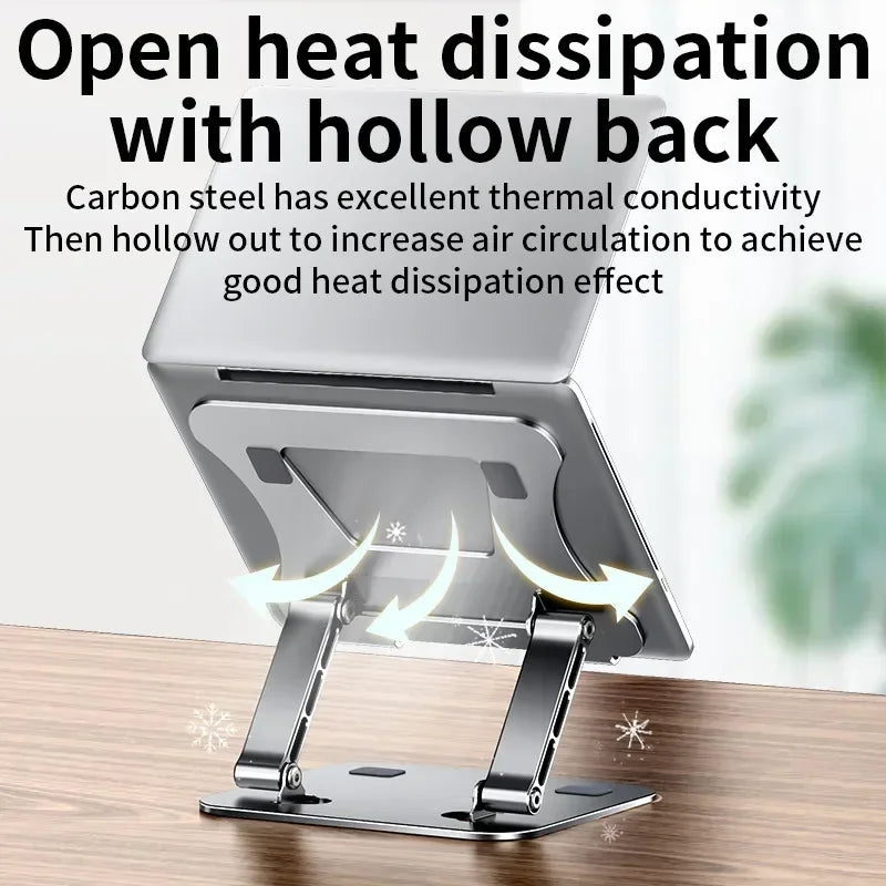 Phone Tablet Stand Adjustable Aluminum Alloy laptop Tablet up to 17 ’Laptop Portable Folding stand Cooling stand support