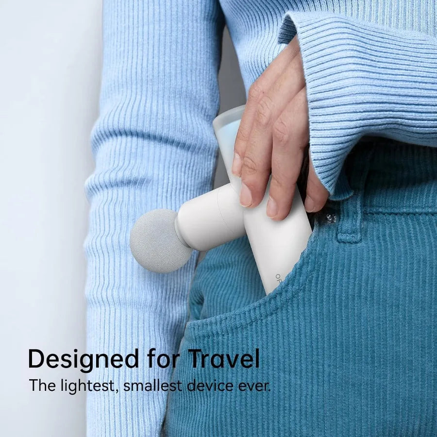 M3 Mini Massage Gun for Back Pain Relief with Facial Mode 7mm Amplitude 4 Vibration Levels Ultralight Portable