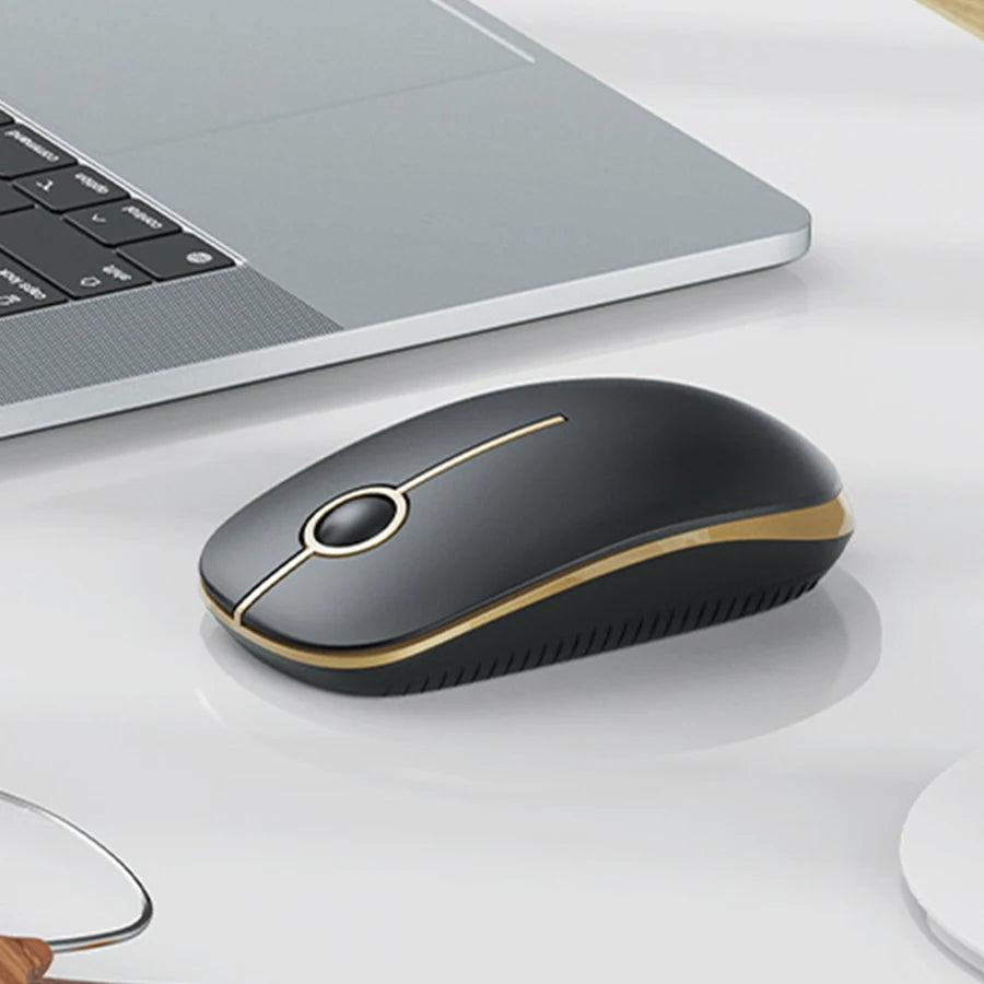 Wireless Mouse 2.4G Slim Portable Computer Mouse With Nano Receiver Less Noise Mobile Optical Mice For Notebook PC