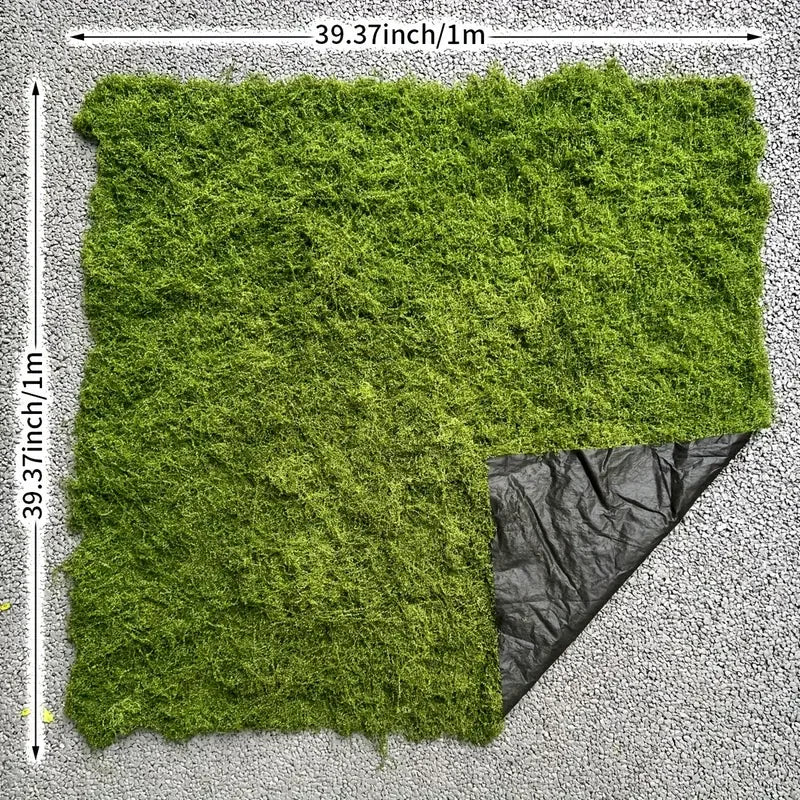 100cm*100cm Articiaifl moss carpet aquascape bionic turf fake moss micro-landscaping arrangement lawn bonsai potted