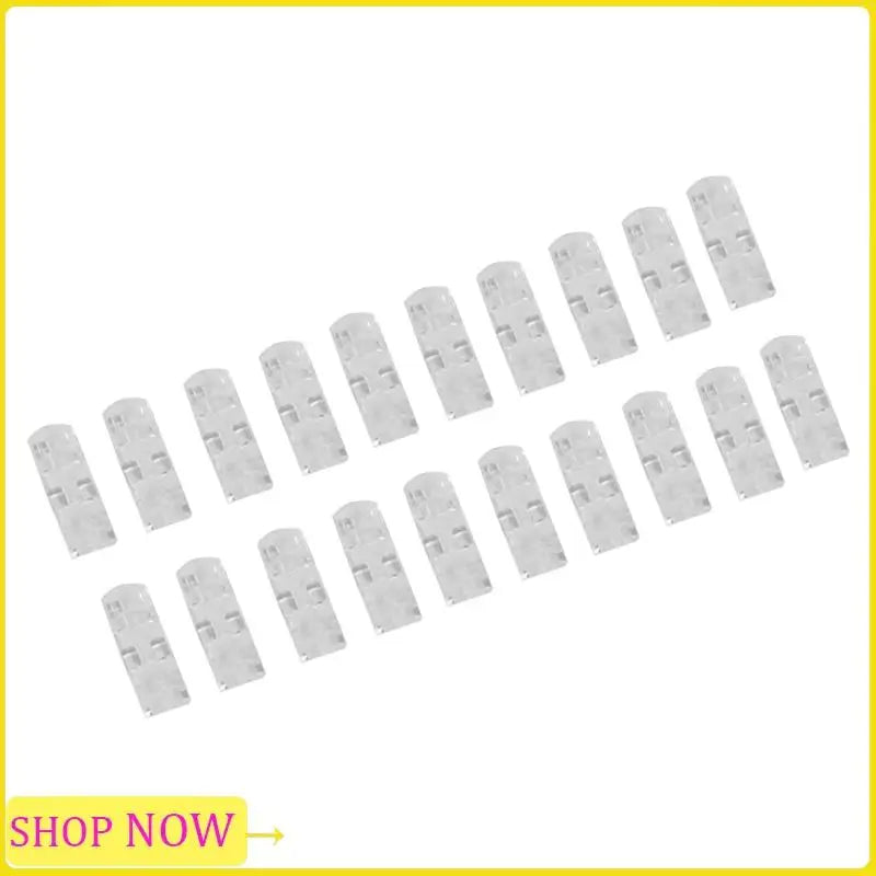 Especial 100Pcs/Lot Wire Fixing Clamp Clip Desktop Wire Clear Up Clips Holder Clamps Cable Clip Device USB Cord Clips