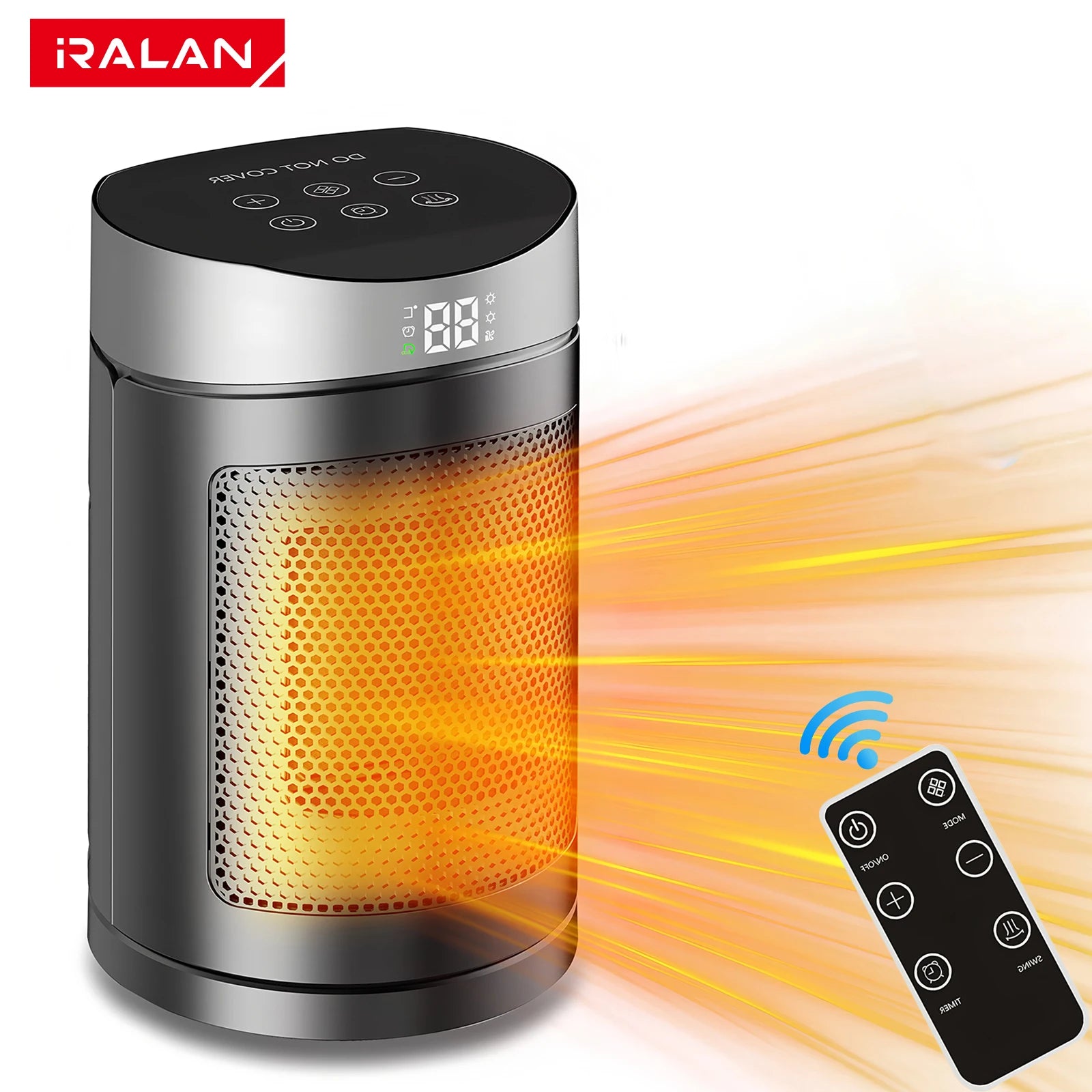 Portable Electric Heater Space Heater Indoor Energy Saving Hot Air Heater Energy Efficient for Household Desktop Office