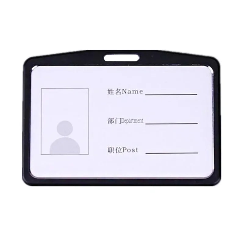 1pcs Card Holder High Quality Aluminum Alloy Employee Name ID Card Cover Metal Work Certificate Identity Badge ID