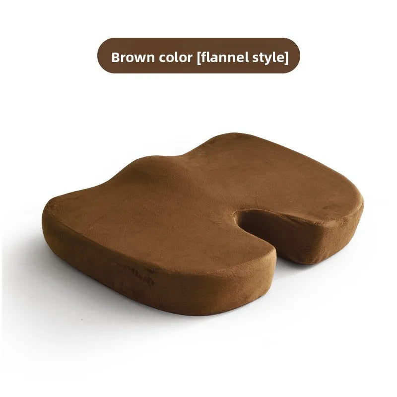 Gel Memory Foam Seat Cushion for Office Chair Car Orthopedic Hemorrhoid Pillow with Mesh Cover Tailbone Pain Relief &