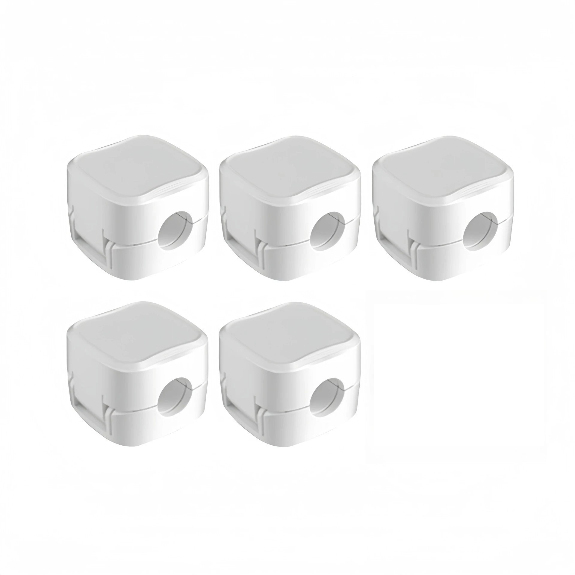 Adjustable Magnetic Cable Clips white Fixed Cabl Cord Holder Portable Cabling Smooth Management Wire Keeper Organizer