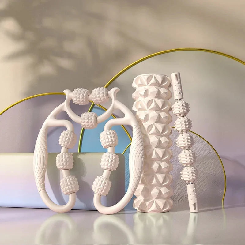 Diamond Foam Axle New Style Roller Slimming Legs Beauty Shaping Deep Massage Yoga Column Muscle Relaxation Equipment