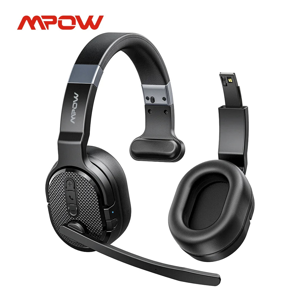 mpow-e65-2-in-1-wireless-headphones-bluetooth-5-3-dual-single-office-headset-with-microphone-mute-switch-35h-for-trucker-driver