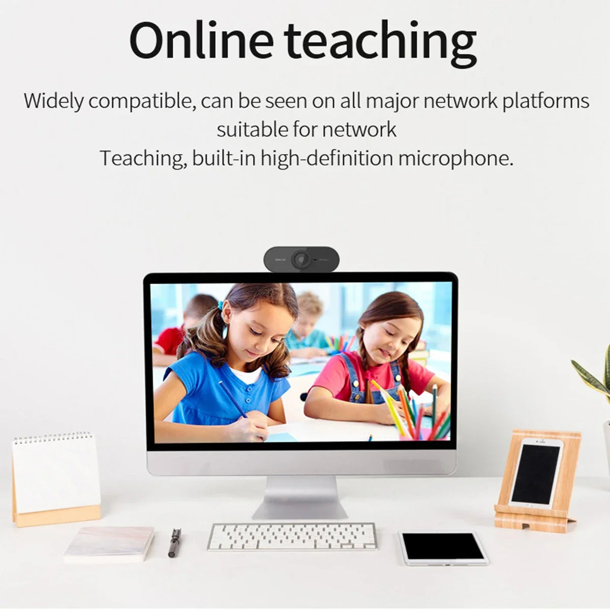 Webcam Computer Camera 1080P HD USB With Microphone Support Desktop Computer Laptop Suitable For Live Video Call