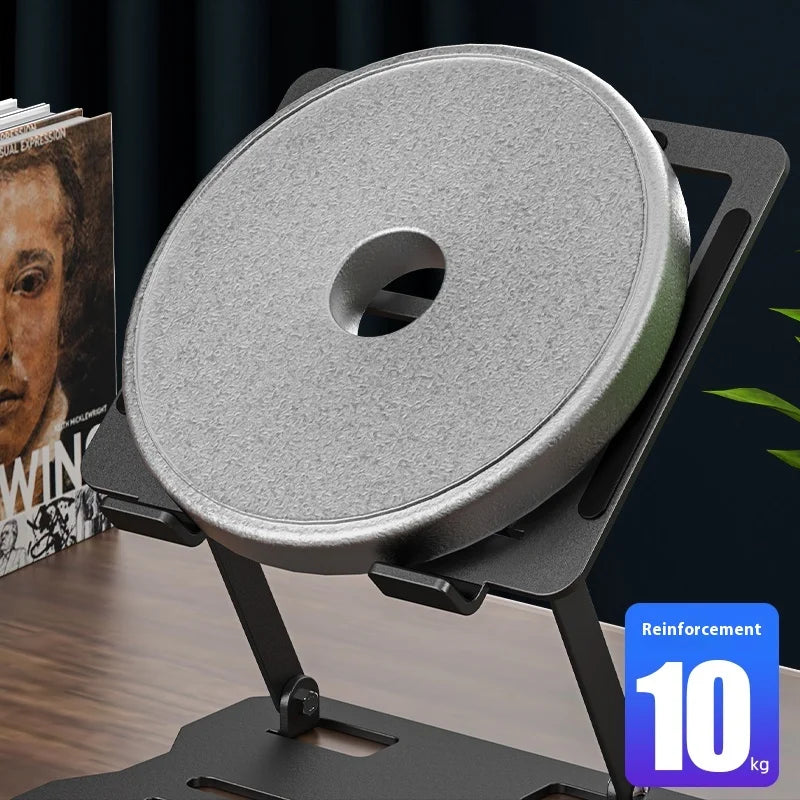 Portable Laptop Tablet Stand Holder Universal Anti Slip Stable Metal Bracket Adjustable Laptop Riser Notebook Stand