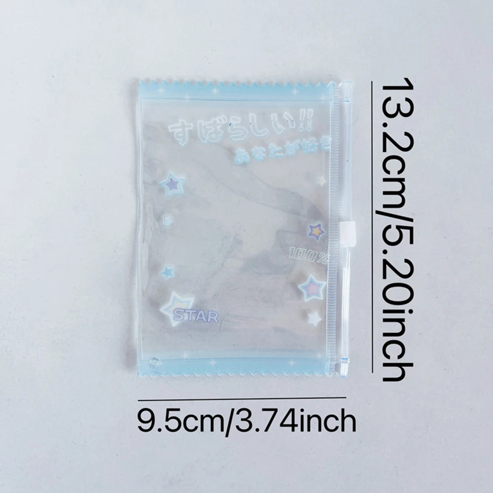 INS Transparent Candy Bag Badge Holder Korean Photocard Holder Display Bag Pendant Idol Photo Card Protective Cover