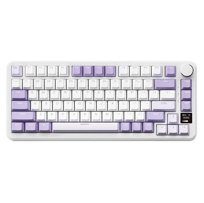 ATTACK SHARK X85Pro Hot Swappable Mechanical Gaming Keyboard Display&Knob BT5.1/2.4Ghz/USB-C,RGB,75% Custom Keyboard