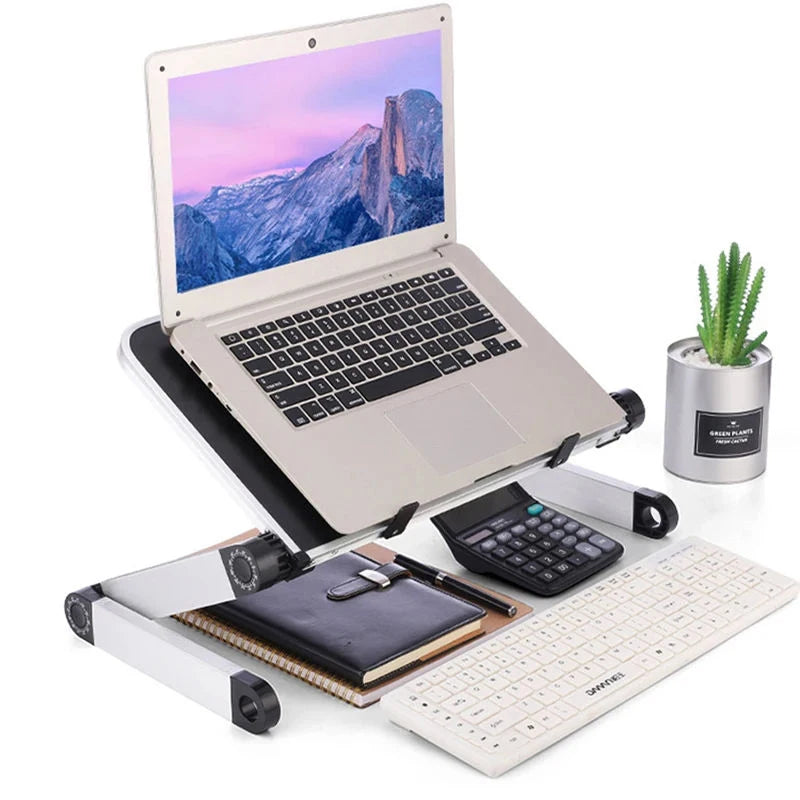 Portable Folding Holder Aluminum Alloy Laptop Stand Desk Bed Table Stand Notebook Computer Anti-Skid Bracket for 11-17