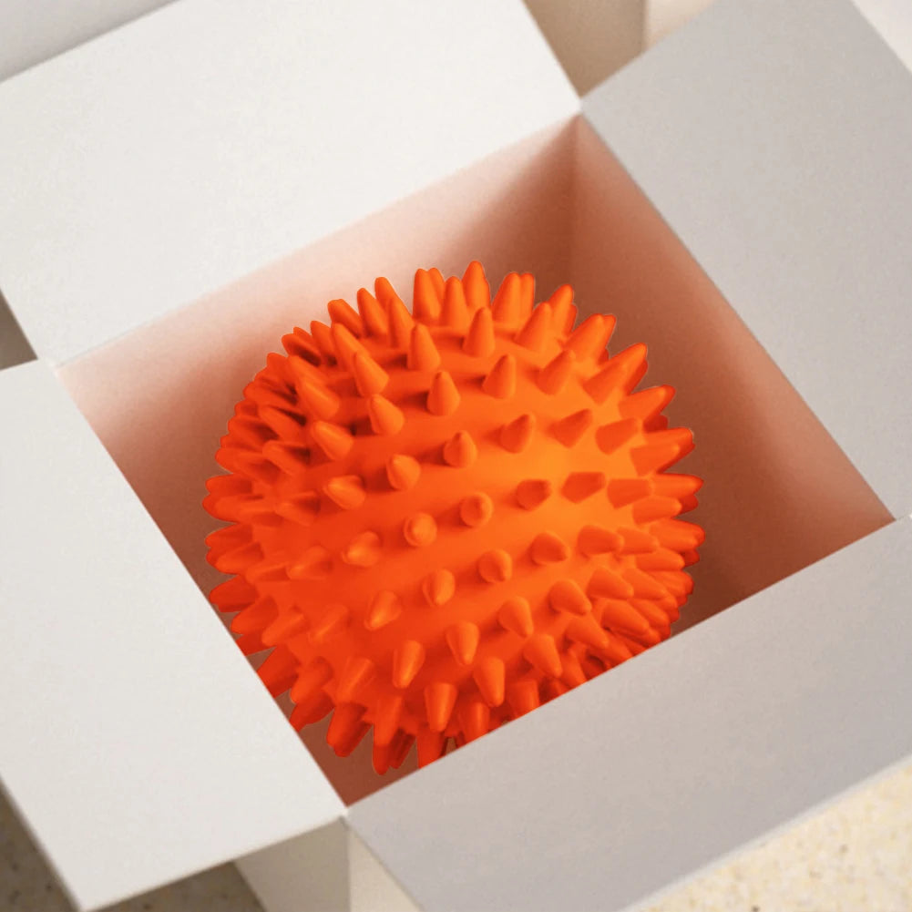 Spiky Massage Ball Spiked Massager Roller High Density Trigger Point Massager Ball Deep Tissue Roller for Plantar