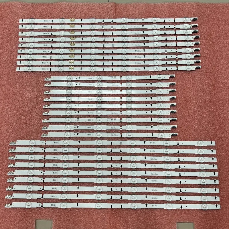 27pcs/set LED Strip For Samsung UE75H6400 UA75H6400 UE75H6400AW UE75H6475SU BN96-30437A 30438A 30439A BN41-02192A