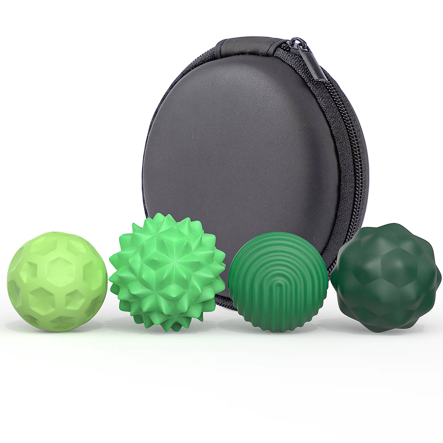 Silicone Magnetic Sensory Balls Fidget Toy Massage Ball Fascia Yoga Fitness Shoulder Hand Foot Massager Hard Membrane