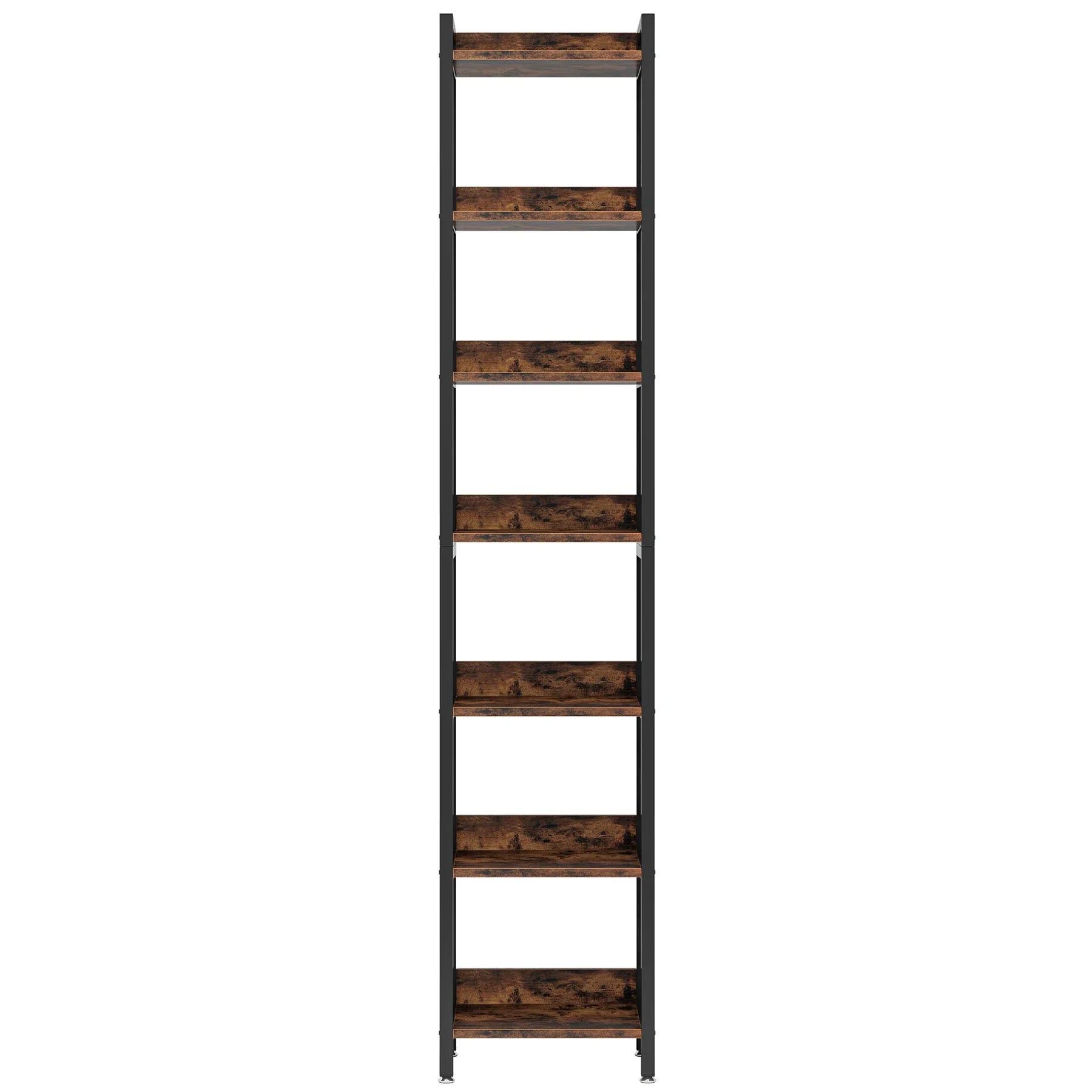 Tribesigns 78.7 Inch Extra Tall Narrow Bookshelf 7 Tier Skinny Bookcase for Small Spaces Freestanding Display Shelves