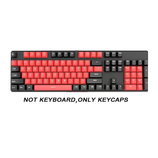 104pcs ABS Universal Mechanical Keyboard Keycaps Ergonomic Blank Keycaps For Cherry MX Keyboard Replacement OEM Backlit