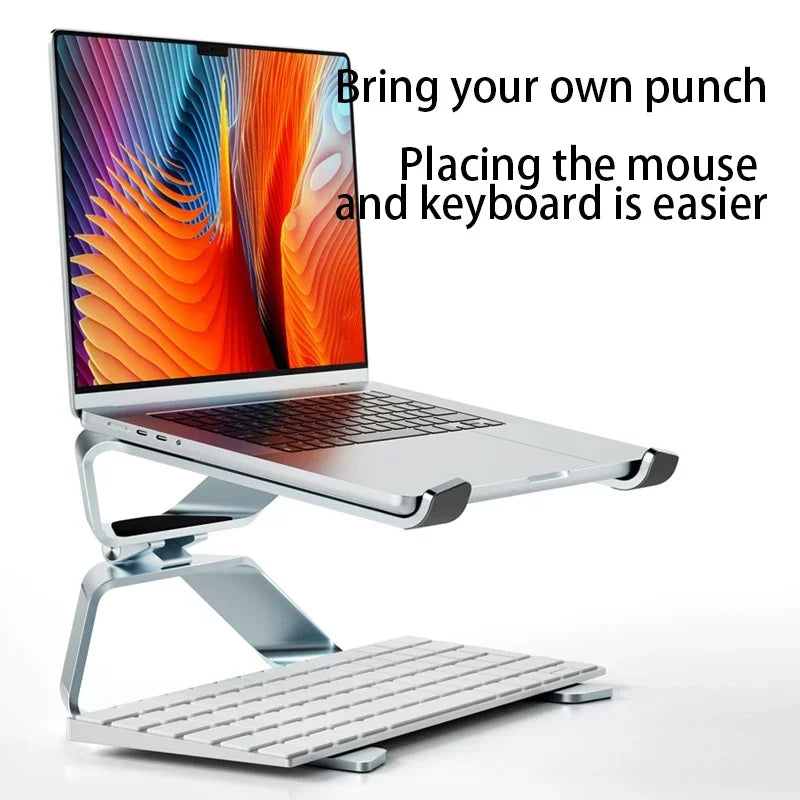 P68P69 Aluminum Alloy Laptop Stand Increased Lift To Receive A The Portable Double Vertical Heat Dissipation Office