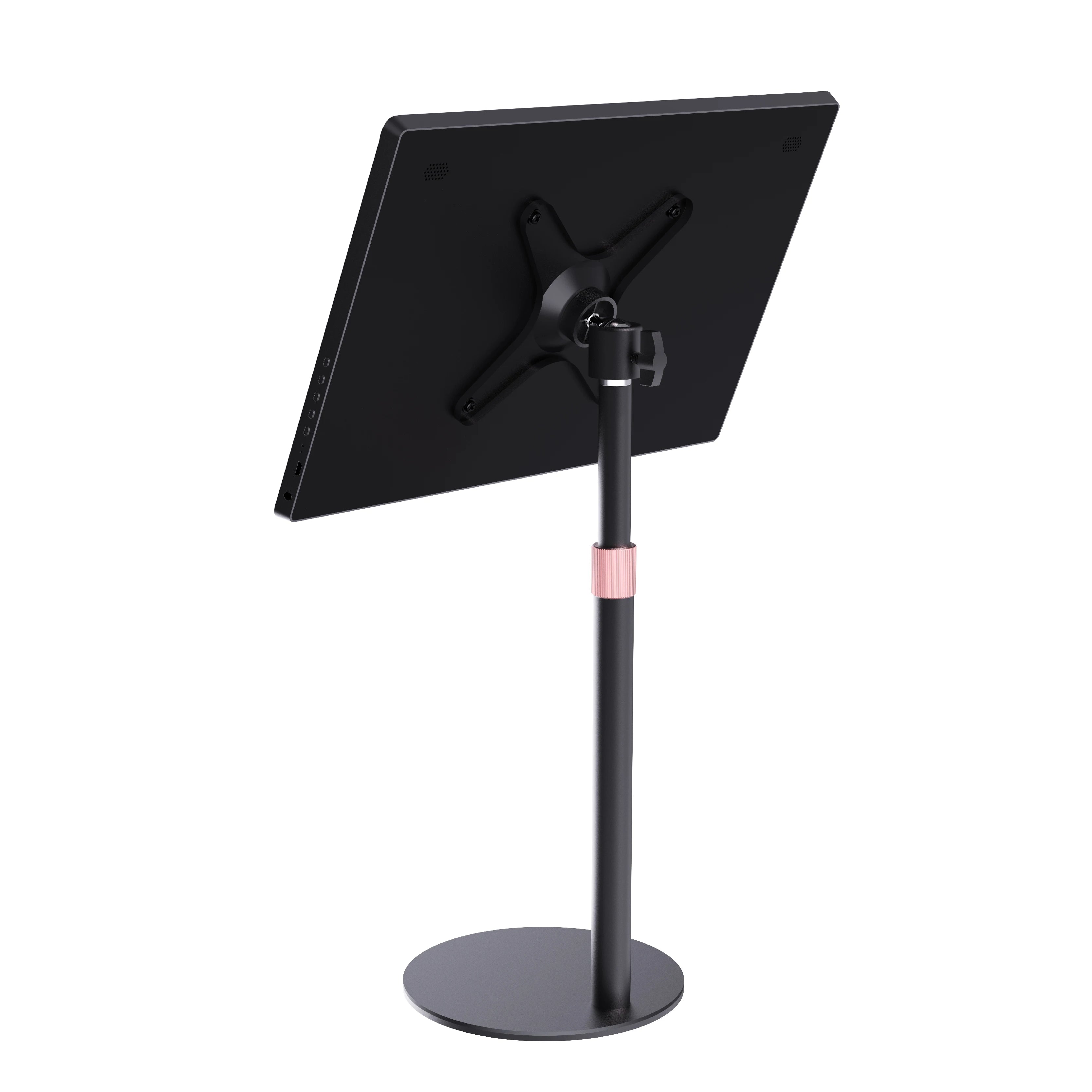 Kimdoole VESA Monitor Desk Mount Single Monitor Stands Freestanding Fits 13’’ to 18’’ Computer Screen with Height