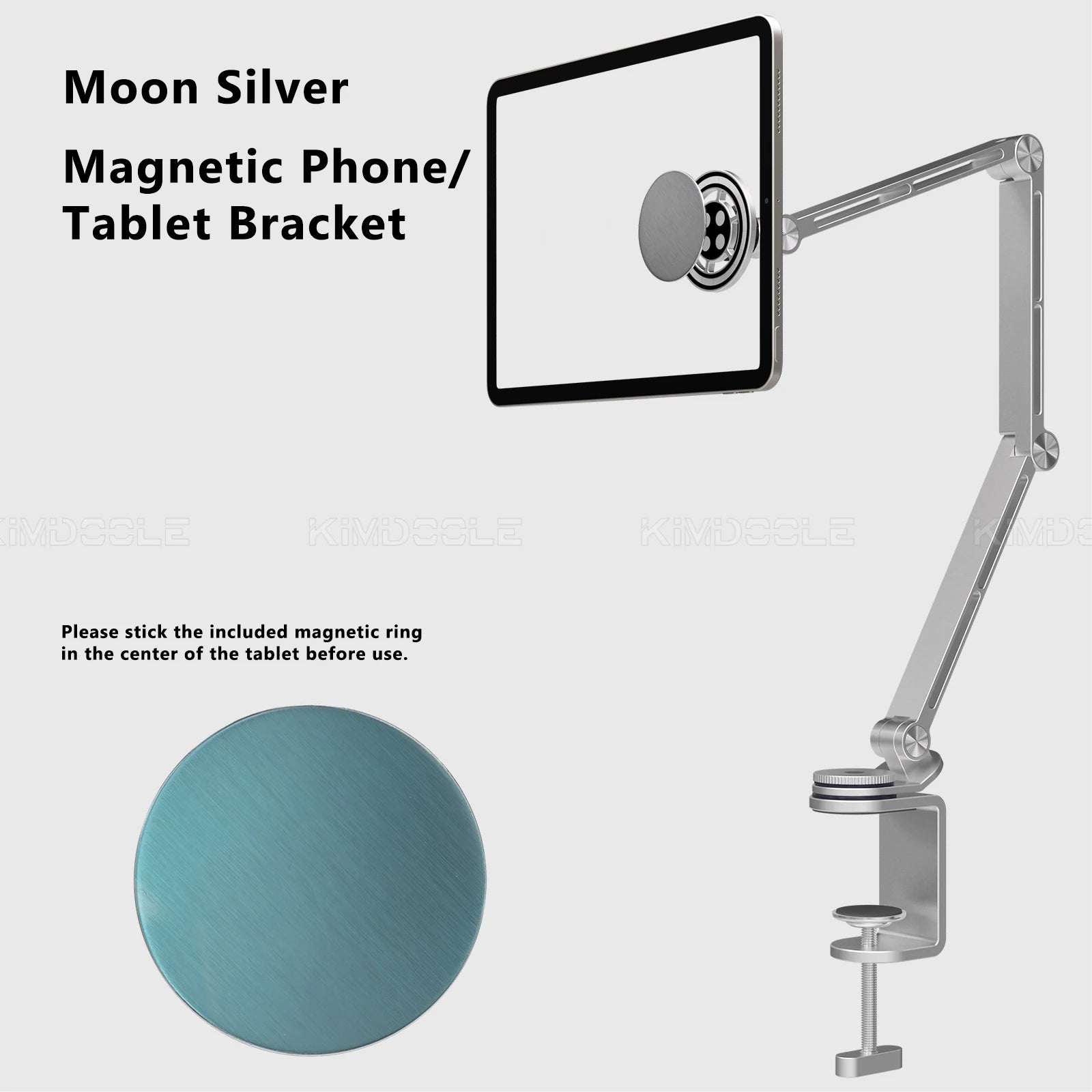 Long Arm Stand For Monitor Stand iPad Galaxy Xiaomi Tablet Kindler Tablet Desk Holder Magnetic Bed Phone Stand Clip