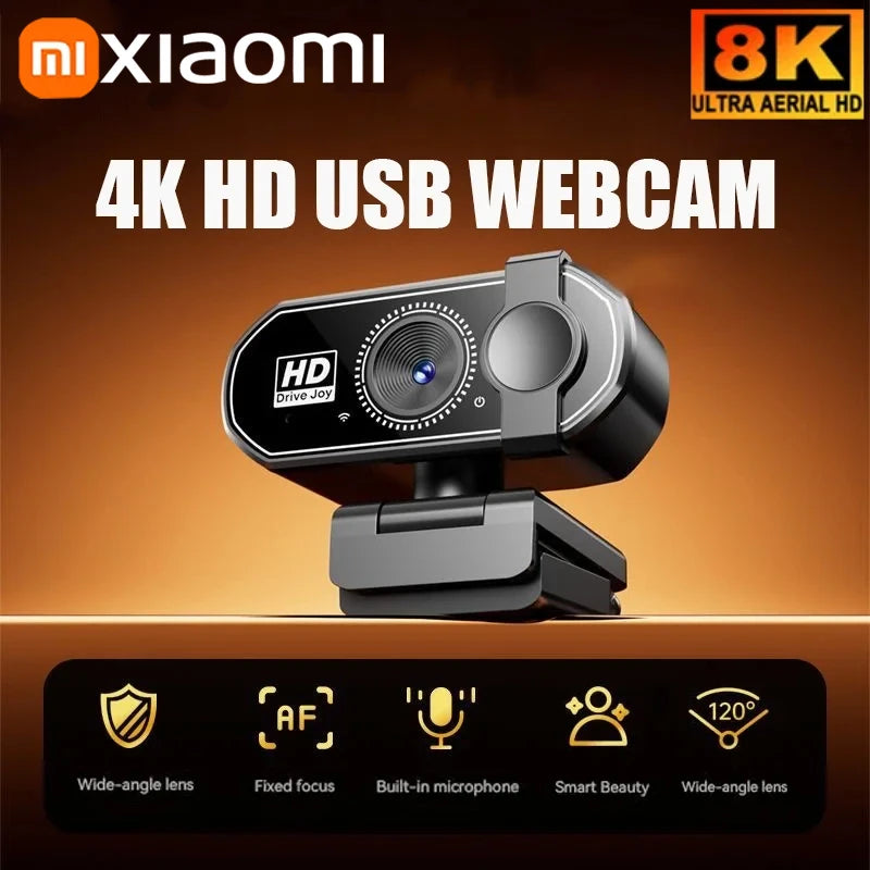 Xiaomi Q27 4K Webcam 2K Autofocus Streaming Web Cam 1080P Full HD Video Camera With Microphone For PC Laptop For Live