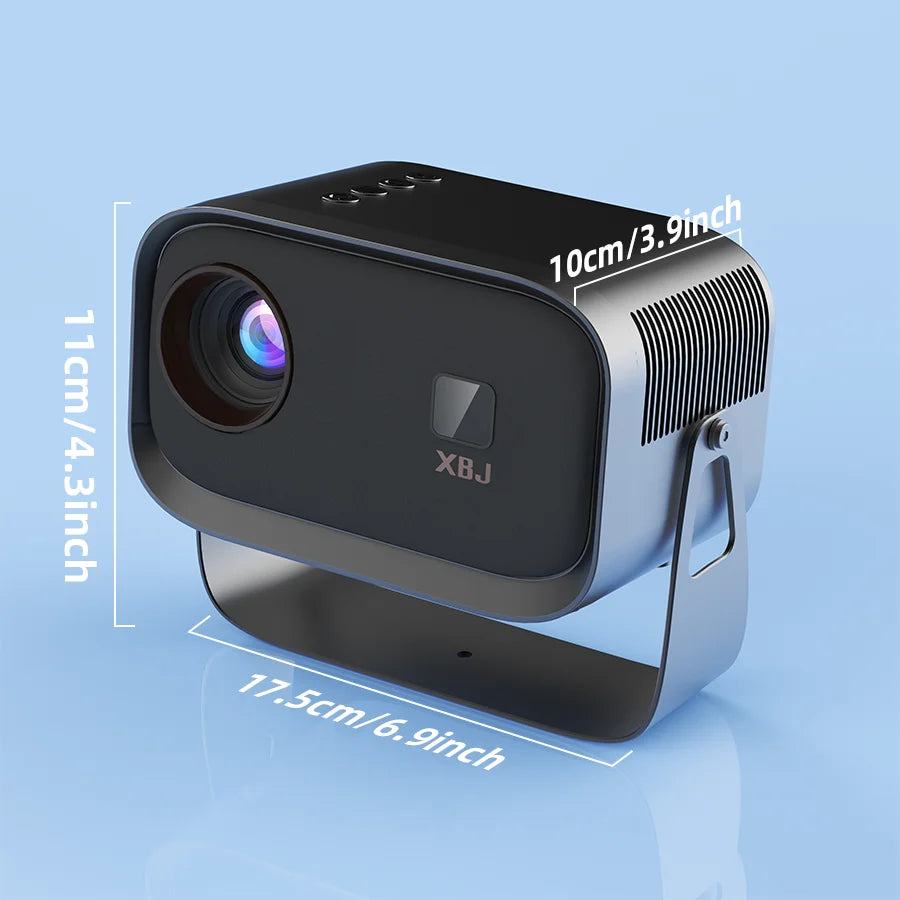 145° adjustable stand mini projector with WiFi and Bluetooth 4K quality electric focus keystone correction home theater