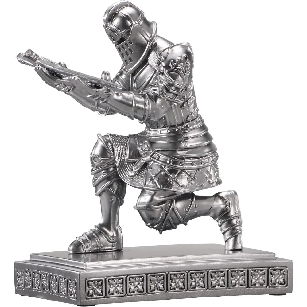 Knight pen holder desk Knight Statue Decoration Office desk decoration for men inspirational teacher desk decoration