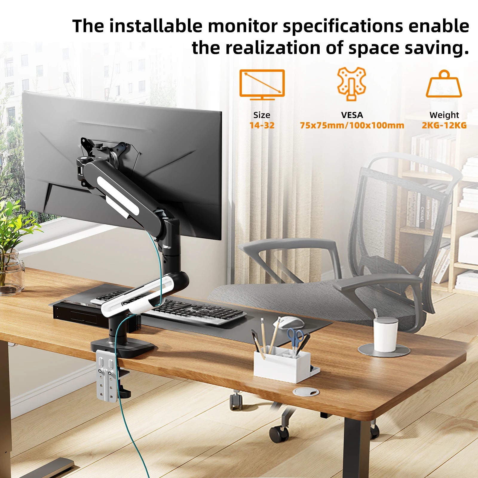 new-desktop-monitor-mount-bracket-for-13-to-32-inch-lcd-screens-rotating-mechanical-arm-lift-base-desktop-tv-screen-stand