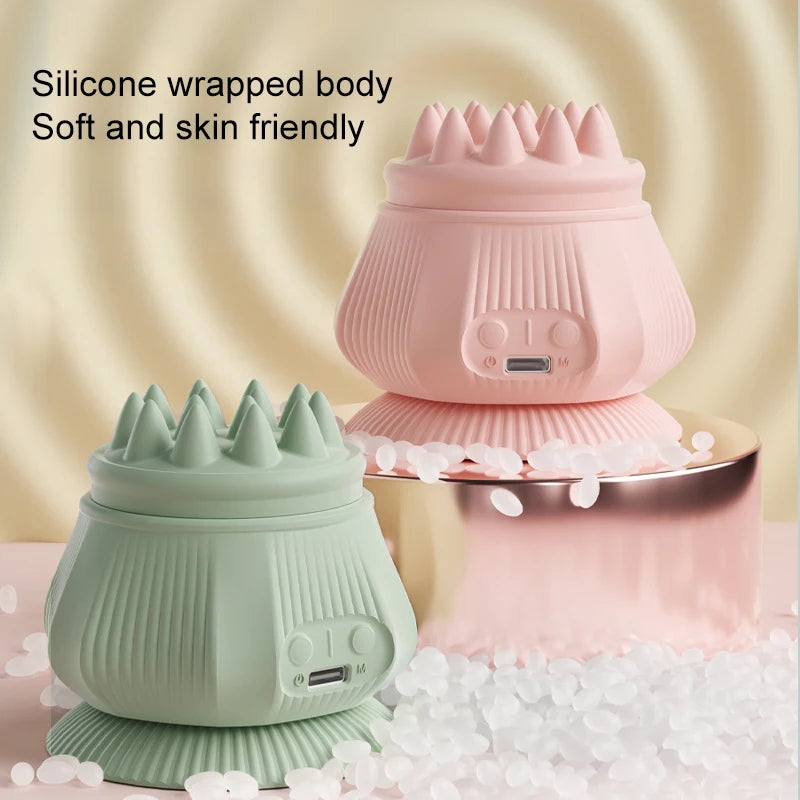 Electric Vibrating Massage Ball Myofascial Release Tool With Suction Cup Fitness Muscle Relaxation Deep Tissue