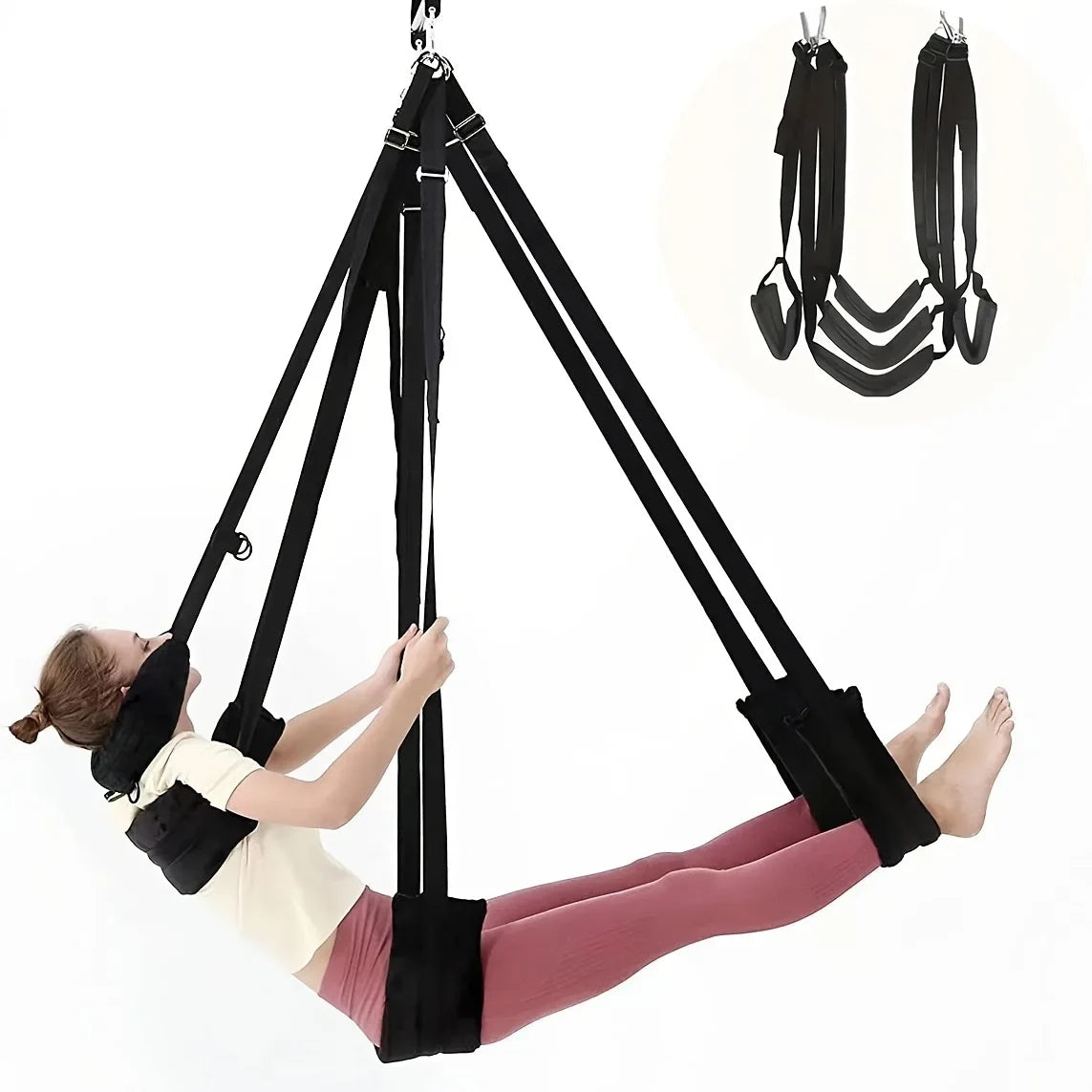 1 Adjustable Yoga Band Multifunctional Fitness Accessories for Enhanced Flexibility and Home Workouts