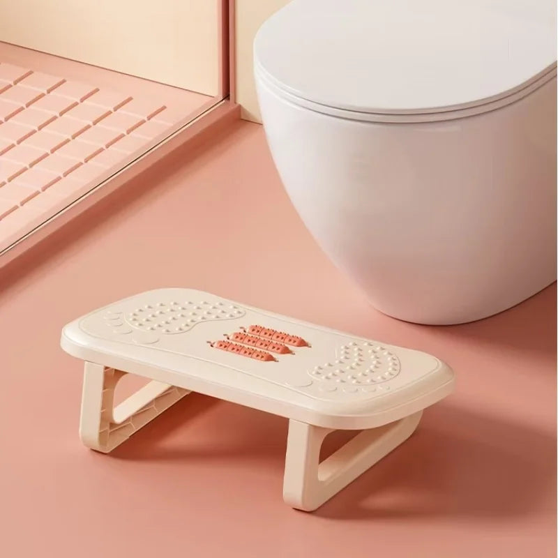 Ergonomic Foot Stool Massage Rollers Footrest With Anti-slip Strip Under Desk Foot Rest For Children Adults Old Man