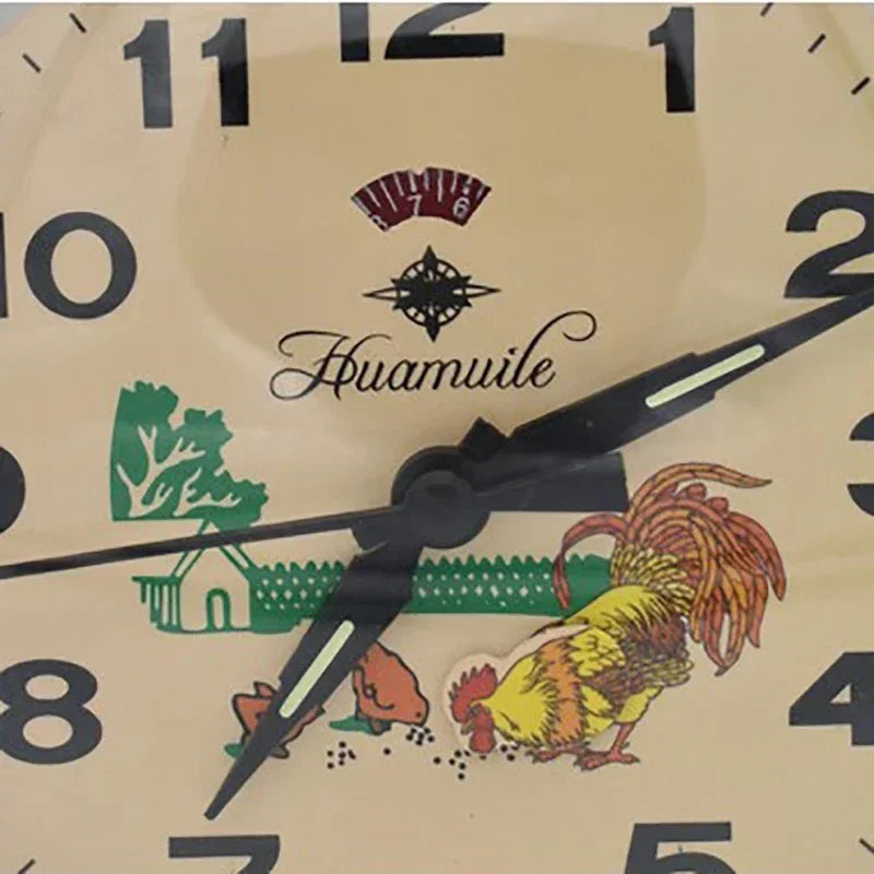 Mechanical Alarm Clock Retro Metal Desktop Clocks Child Bedroom Bedside Table Watches Loud Volume Cute Home Decor Items