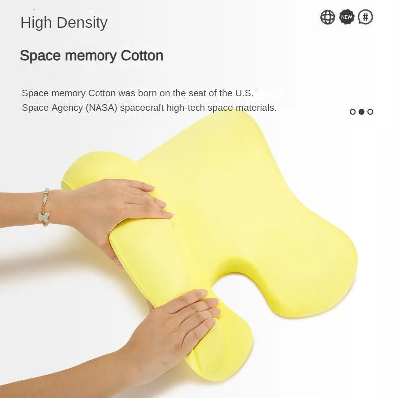 Orthopedic Chair Back Cushion Memory Foam Car Seat Office Sofa Waist Lumbar Side Support Pillow Spine Coccyx Protect