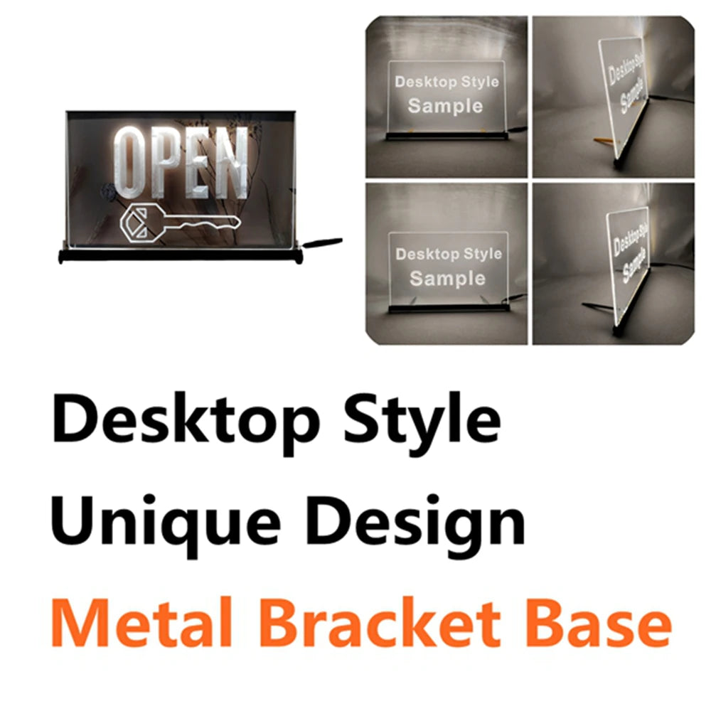 OPEN Keys Store Cutting Shop-LED Neon Sign-3D Carving Wall Art for Home,Room,Bedroom,Office,Farmhouse Decor - White-Z