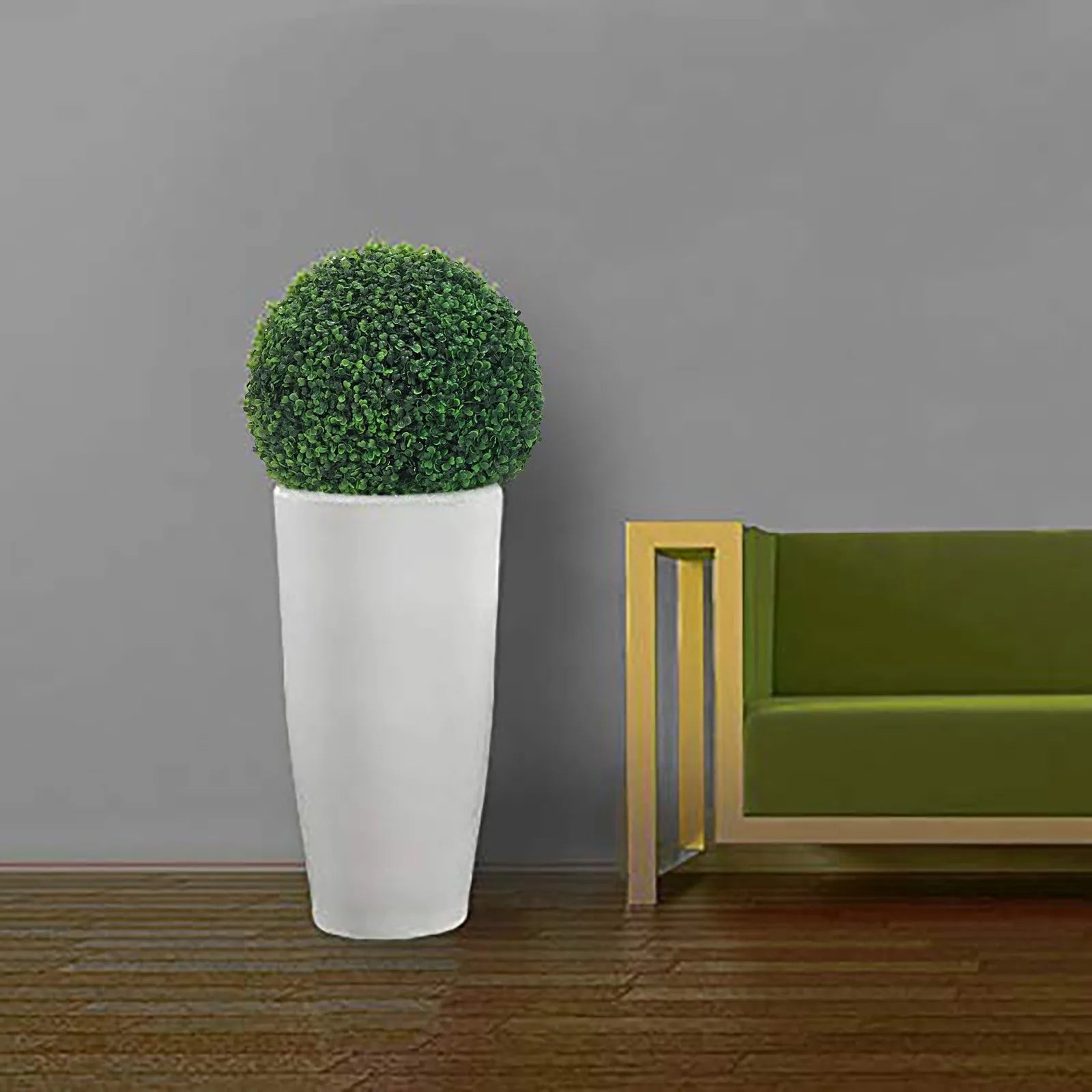 New Artificial Plant Grass Ball Faux Decorative Balls for Backyard Balcony Outdoor Garden Wedding Decorative Home Decor