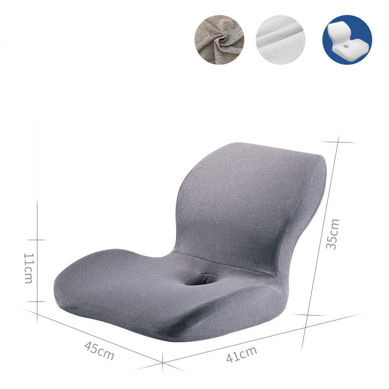 Memory Foam Seat Cushion Orthopedic Pillow Coccyx Office Chair Cushion Support Waist Back Pillow Car Seat Hip Pad