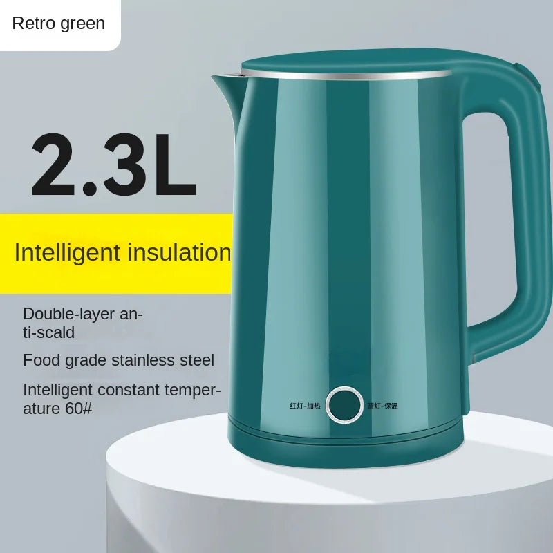 Electric kettle stainless steel small household appliances household kettle automatic power off - Intelligent insulati