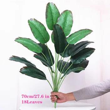 70-85CM Artificial Large Rare Palm Tree Banana Tree Green Simulated Plants Garden Hotel Office Home Decoration