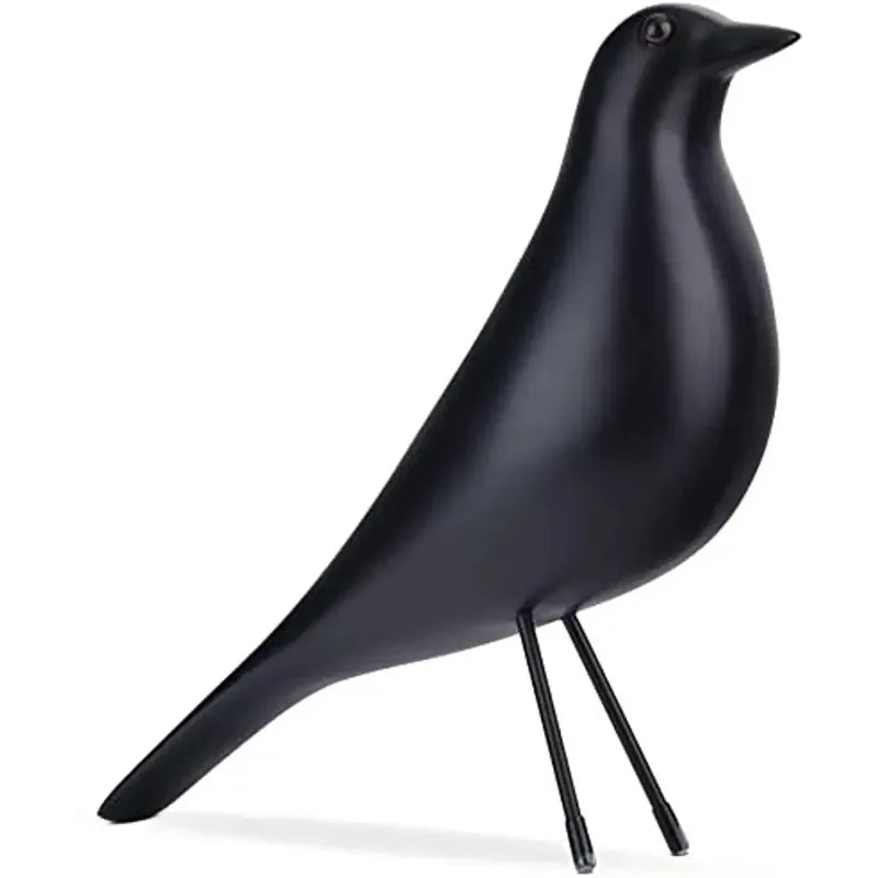 1pc Bird Figurine Resin Bird Statue Sculpture Modern Minimalist Bird Decorative Ornaments for Living Room Bedroom