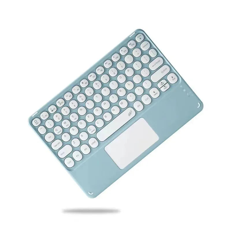 Spanish/English Bluetooth Keyboard 10 inch for iPad Air Pro Wireless Rechargeable Keyboard for Phone Tablet Laptop