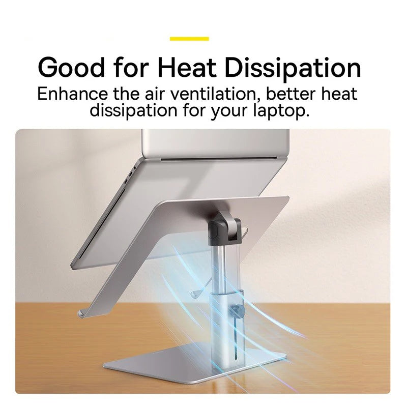 Baseus Laptop Stand Adjustable Non-slip Desktop Laptop Holder Aluminum Alloy Notebook Stand For Macbook Air Pro Tablet