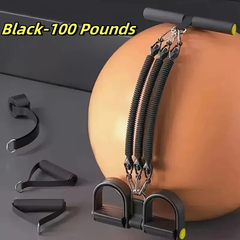 1 PCS Resistance Band With Handles Elastic Pull Rope For Waist Arm Leg Workout Home Fitness Exercise Equipment Multi