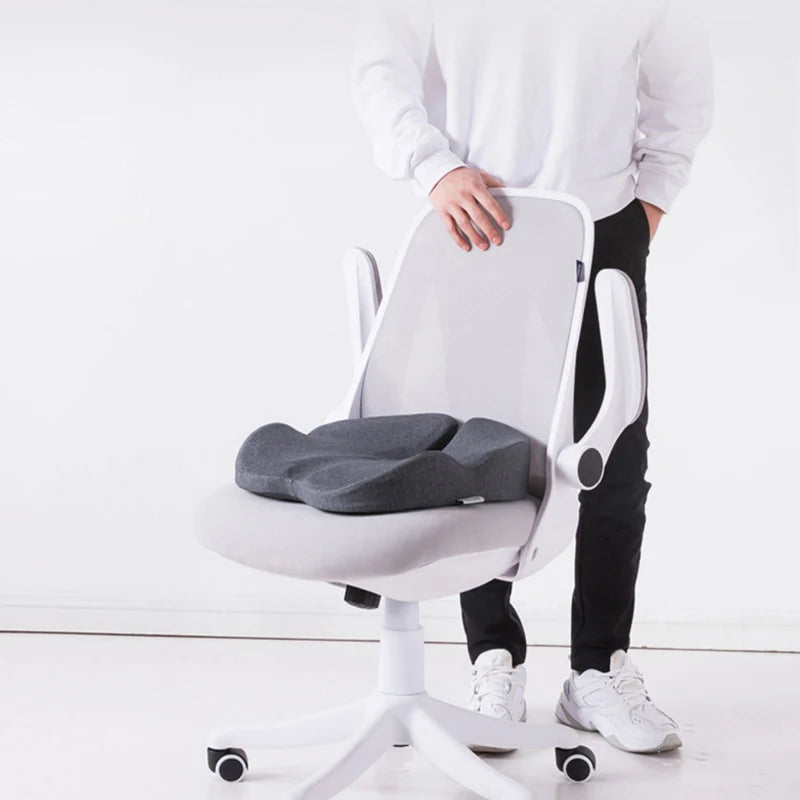 Memory Foam Seat Cushion,Sitting for a Long Time Is Not Tired Chair Cushion for Tailbone Pain Relief Comfort Chair Car