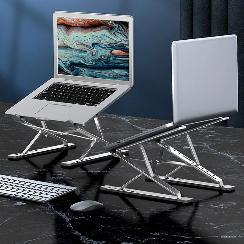 Laptop Stand For Macbook Folding Adjustable Aluminum Computer Pc Tablet Stand Notebook Tablelaptop Holder Heat