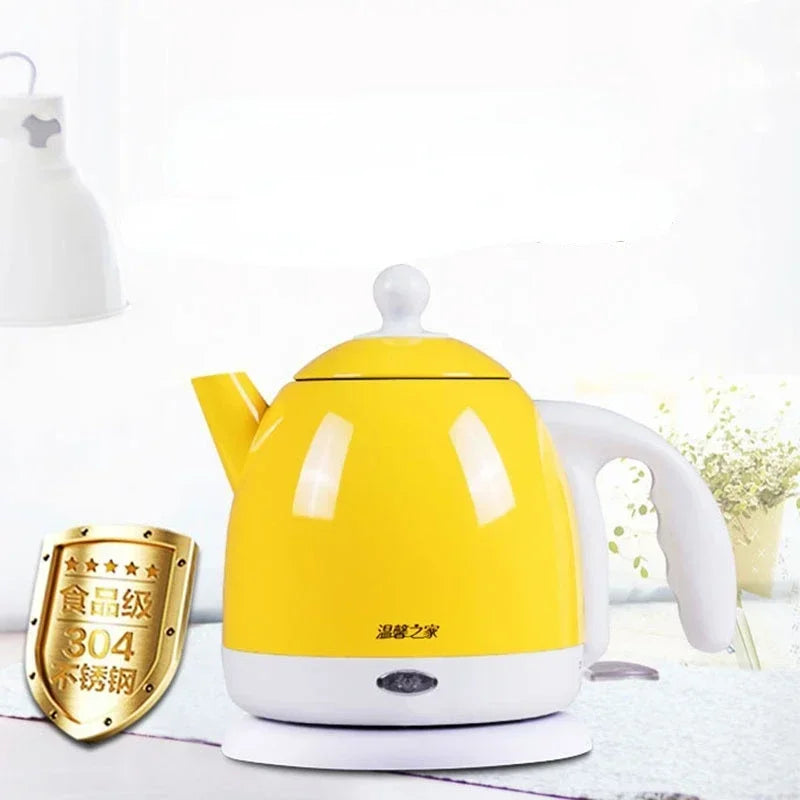 2022 new Household portable small capacity electric kettle household small automatic low power 1 liter kettle artifact
