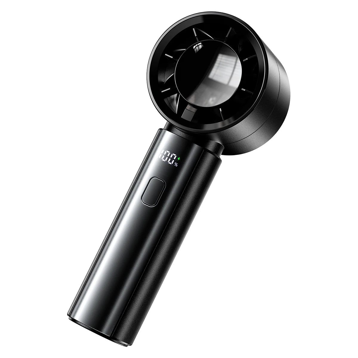 coldSky Portable Handheld Fan 3000mAh Battery Operated Cooling Fan 5 Speed Adjustable Small Desktop Fan With Digital