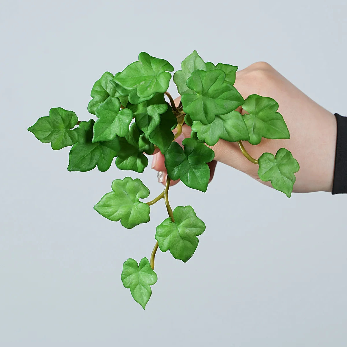 17CM Artificial Plant Mini Bouquets Copper Coin Grass Soft Rubber False Green Plants Wall Hung for Home Office Garden