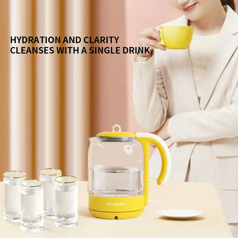 2025 New Meiling Household and Commercial Electric Kettle Chinese Style Small Fresh Glass Anti dry Burn Protection
